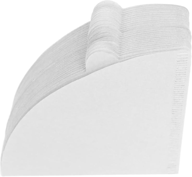 100 Count Disposable Coffee Paper Filters, V60 Coffee Filters Cone Unbleached Disposable Coffee Filters, Cone Paper Fits for Drip and Compatible with Pour Over Coffee Maker